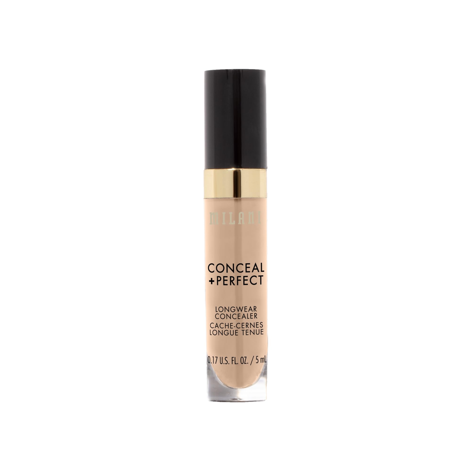 Milani concealer size comparison next to coin for portability
