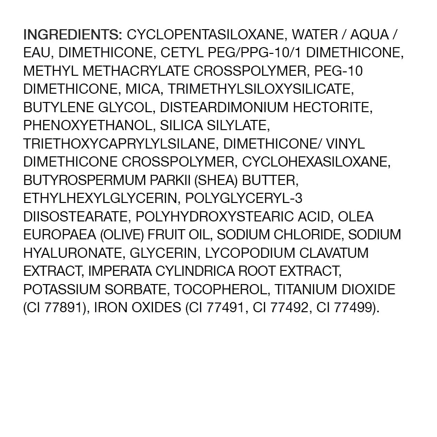 Milani label highlighting Vitamin E for skin-conditioning benefit