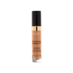 Milani concealer ingredient label highlighting Vitamin E for added skin moisture