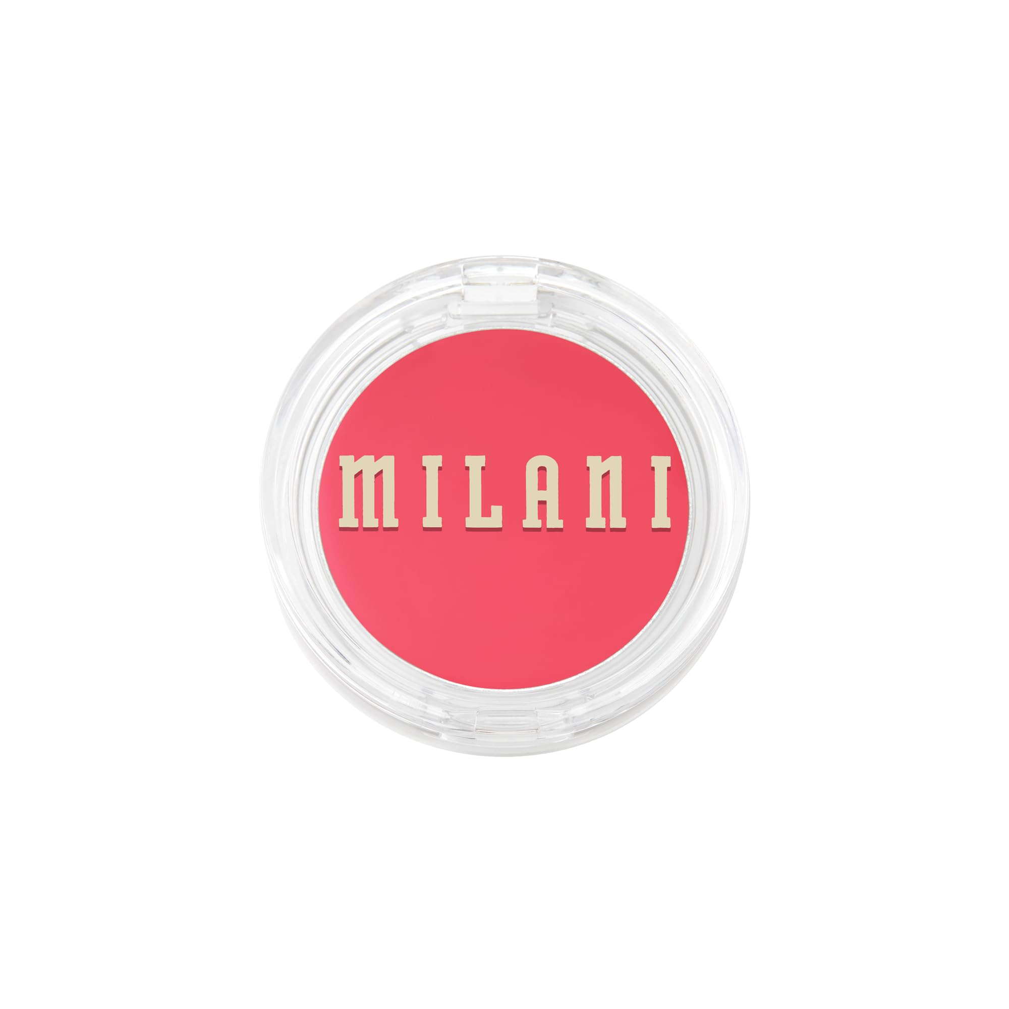 Milani product beside coin for scale showing portable travel-ready size