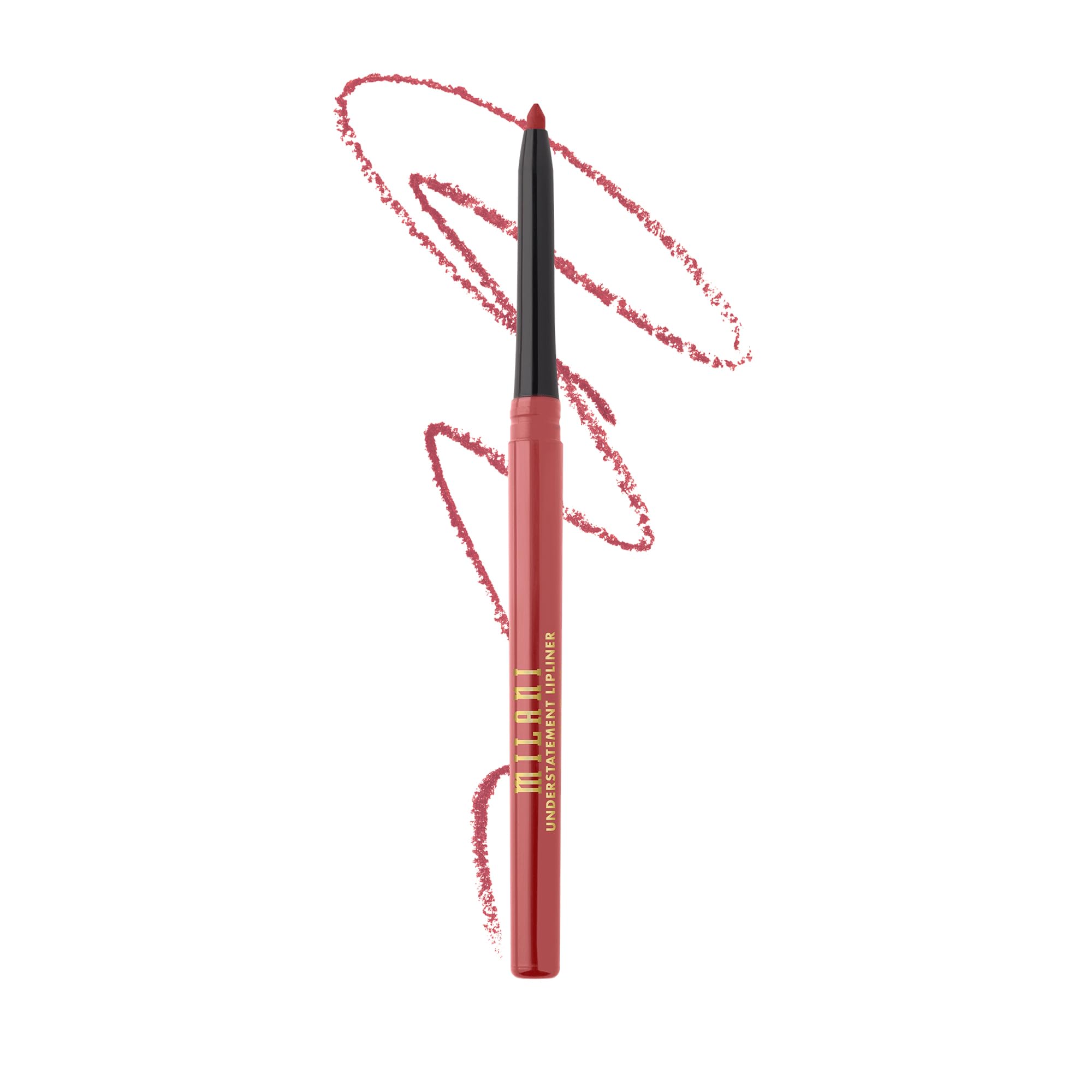 Milani lipliner front view showing Desert Rose color and smooth application benefit