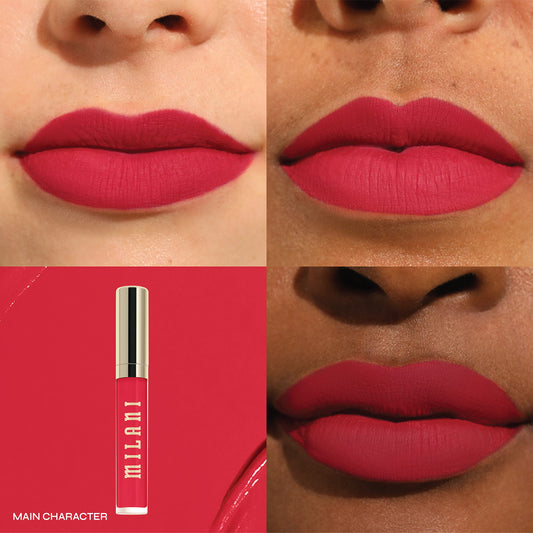Milani wand close-up highlighting doe-foot applicator for precise, mess-free application