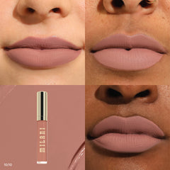Milani doe-foot applicator tip with precise shape for neat, accurate lip application