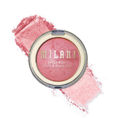 Milani Dolce Pink compact front view showing sleek packaging and easy storage benefit