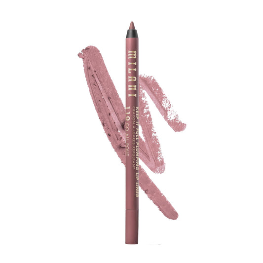 Milani front packaging showing full lip liner and shade for easy selection