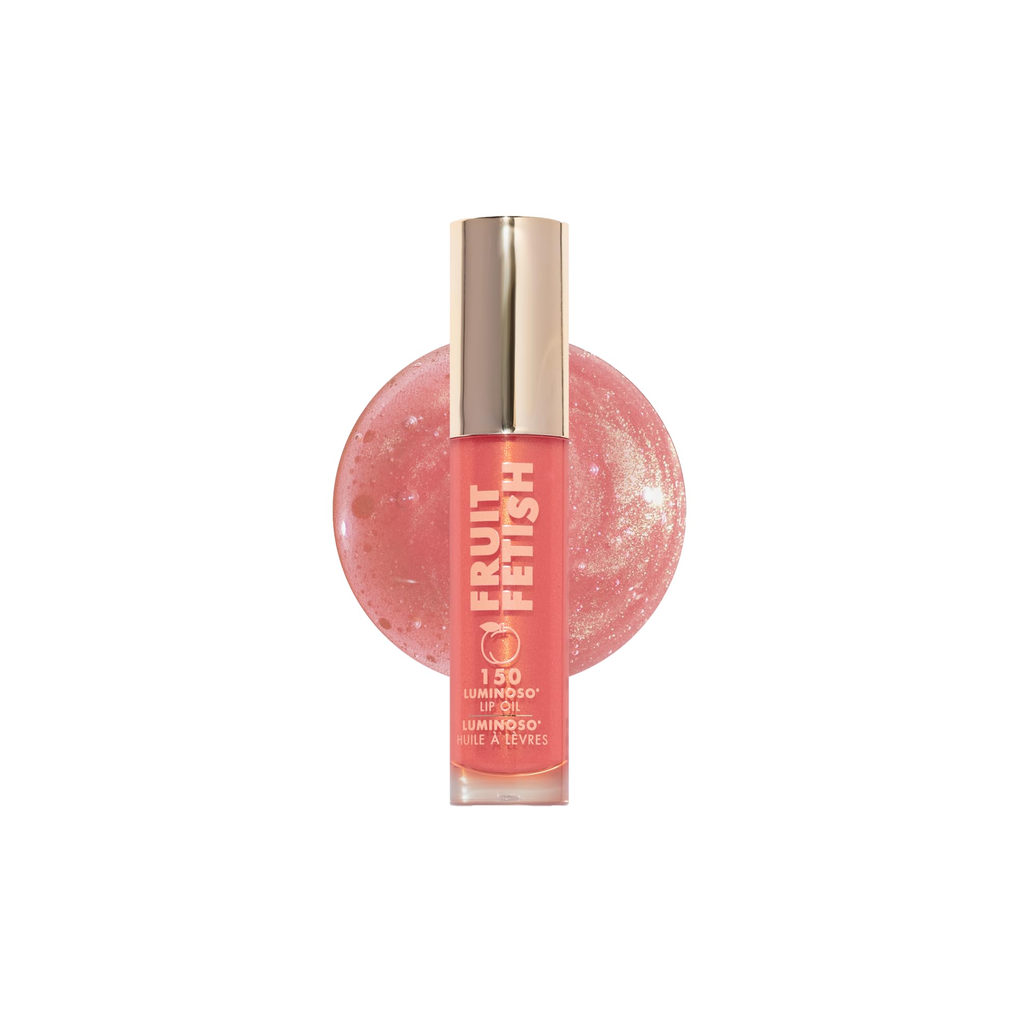 Milani Fruit Fetish front tube showing compact size and glossy finish benefit