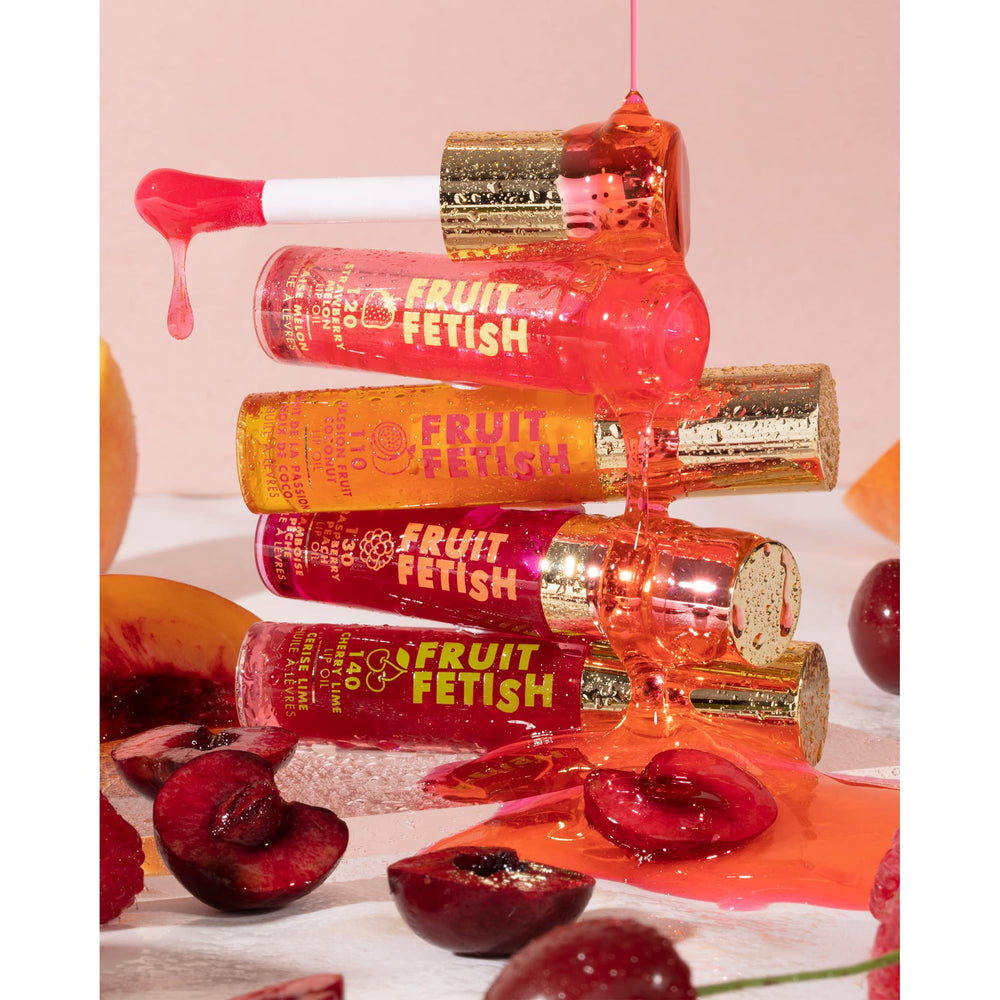 Milani texture close-up showing non-greasy glossy formula sheen