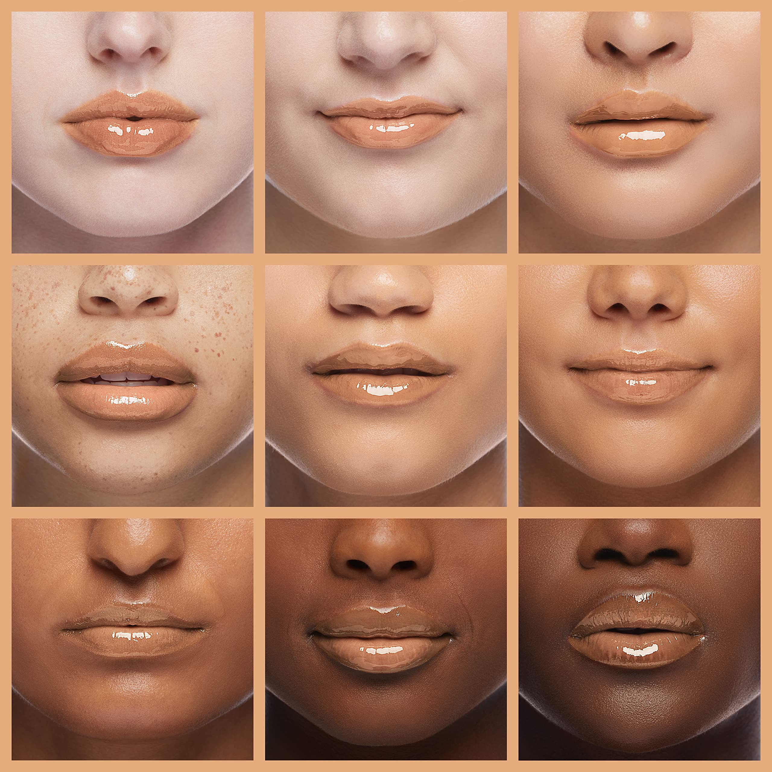 Milani applying gloss on lips demonstrating easy one-swipe coverage