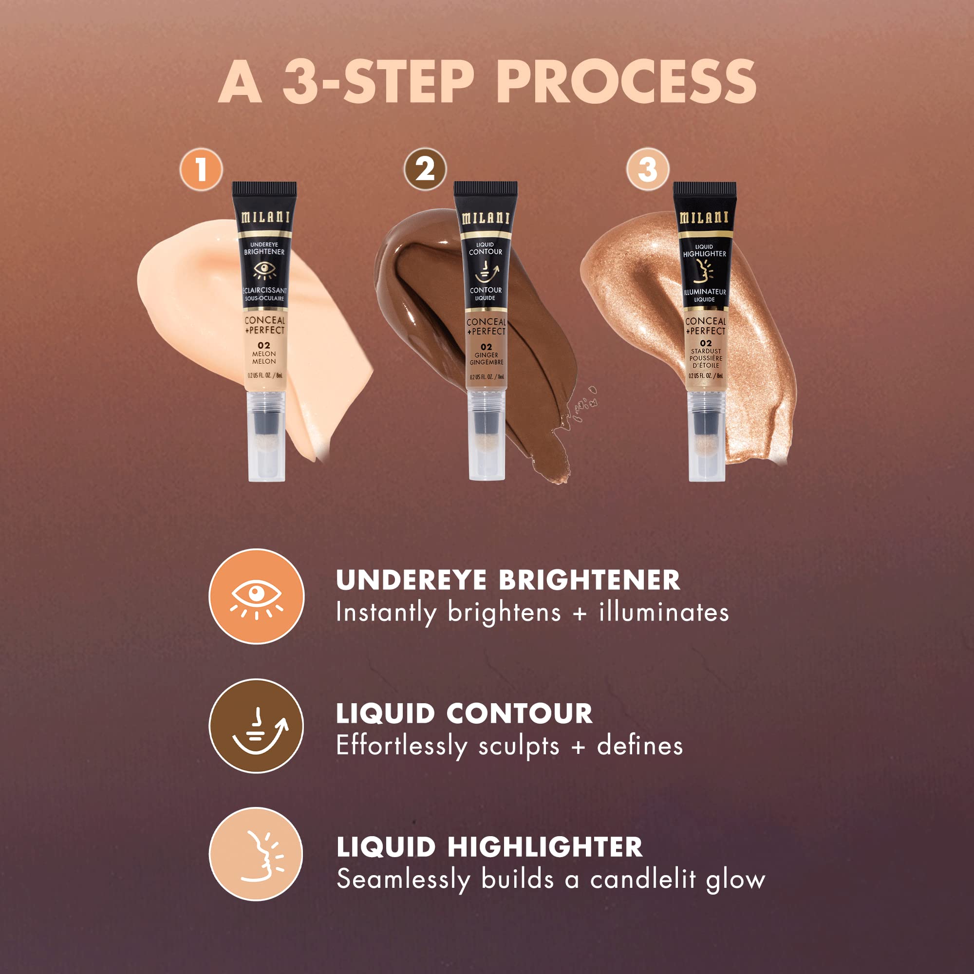 Milani cushion applicator close-up for precise placement and controlled dispensing