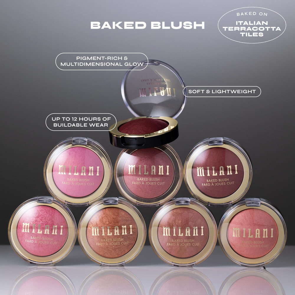 Milani blush inside makeup bag lifestyle shot showing everyday use
