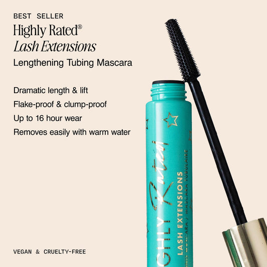 Milani mascara wand brush close-up for precise application and lift