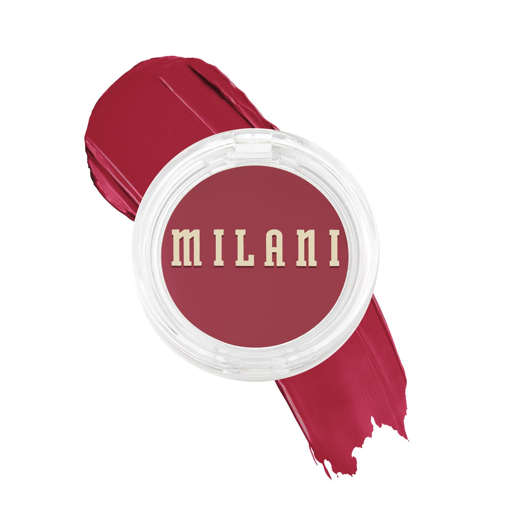 Milani Merlot Moment front compact showing product and branding, easy to pack