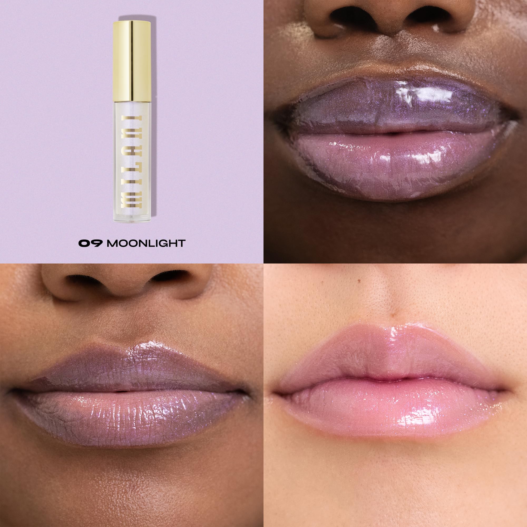 Milani Moonlight applicator closeup demonstrates even, precise application