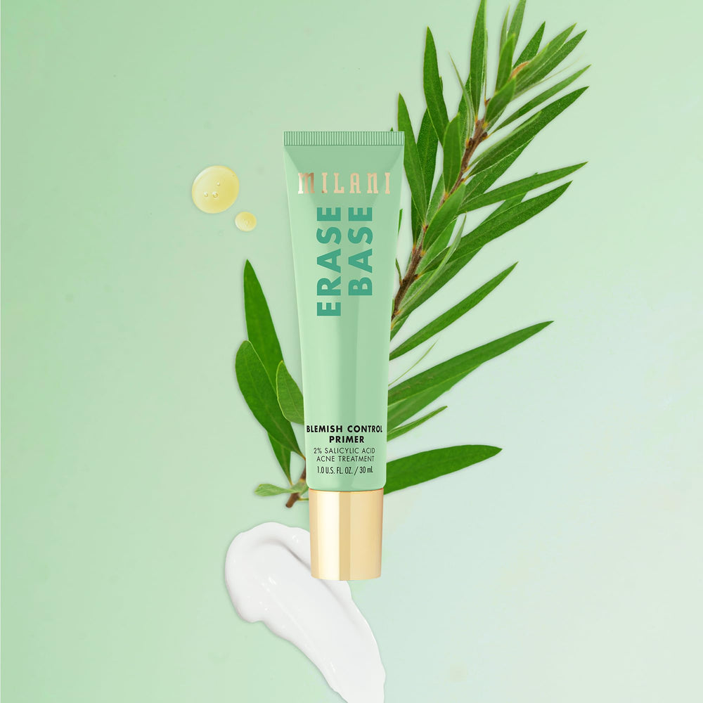 Milani primer pump top view demonstrating controlled dispensing benefit