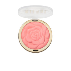 Milani brush applying blush showing seamless blending for natural-looking cheeks