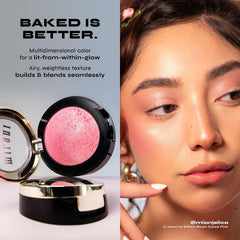Milani open pan with petal-pressed design, displaying detailed texture