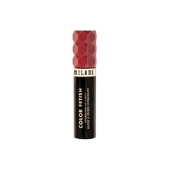 Milani Color Fetish tube next to a ruler showing compact size and travel convenience