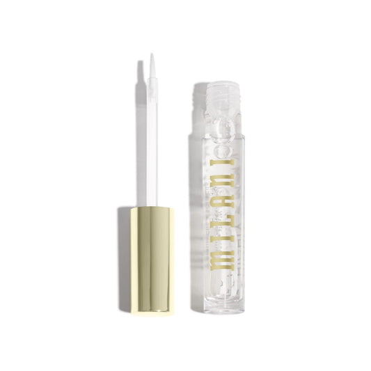 Milani front packaging showing bottle and box, highlights product benefits