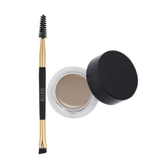 Milani brow color on a vanity setting showing easy-access everyday routine benefit