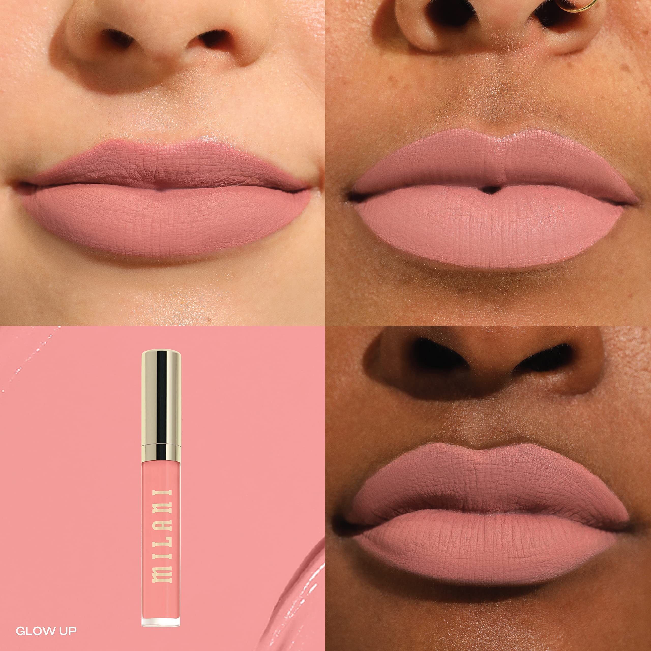 Milani doe-foot applicator poised to apply precise, mess-free longwear color