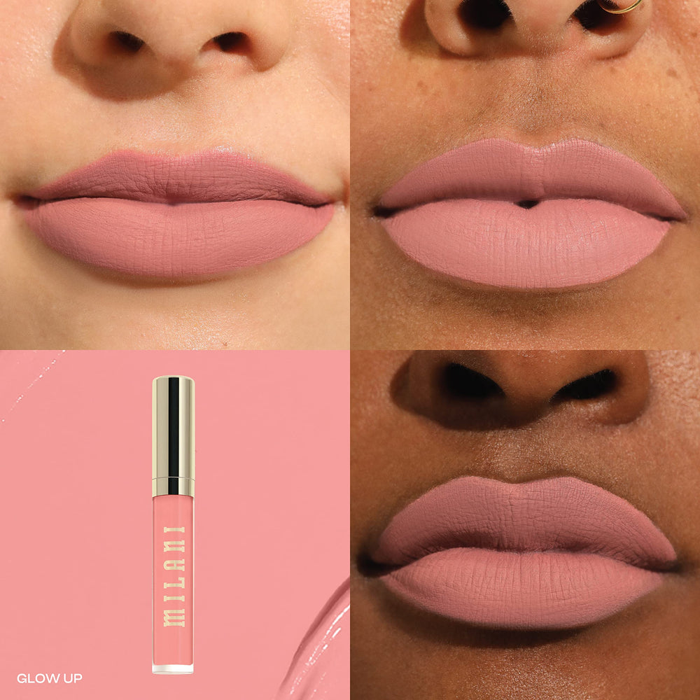 Milani doe-foot applicator poised to apply precise, mess-free longwear color