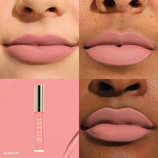 Milani doe-foot applicator poised to apply precise, mess-free longwear color