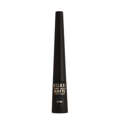 Milani liner beside coin for size comparison and travel-friendly convenience