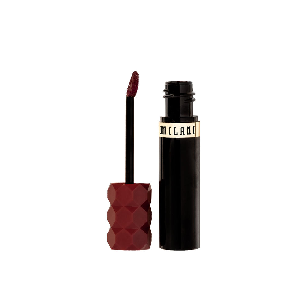 Milani texture close-up highlighting glossy-to-semi-matte transition and smooth feel