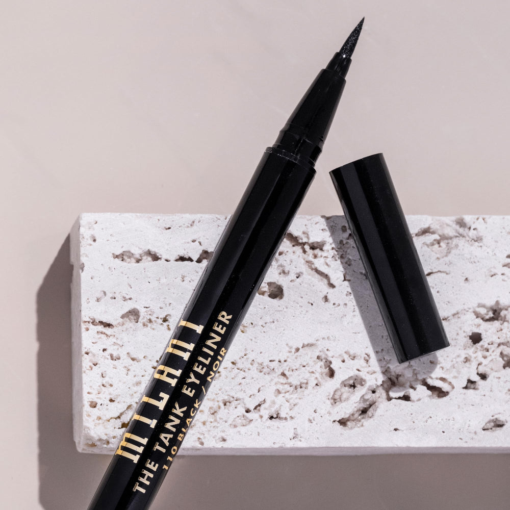 Milani open cap with visible ink for quick-start application and consistent flow