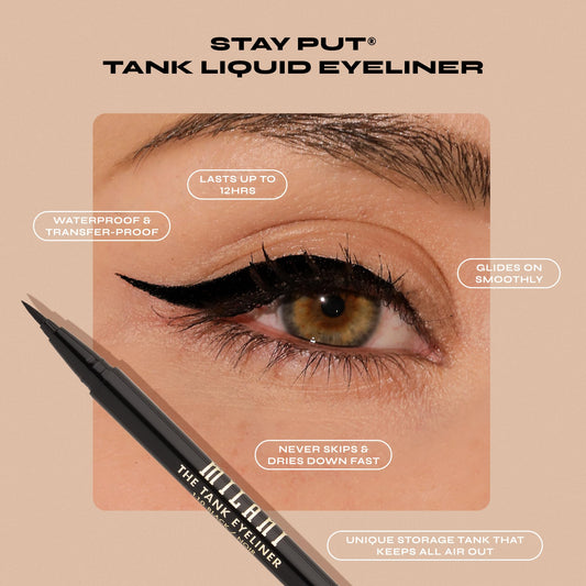Milani pen tip close-up demonstrating precise white application benefit