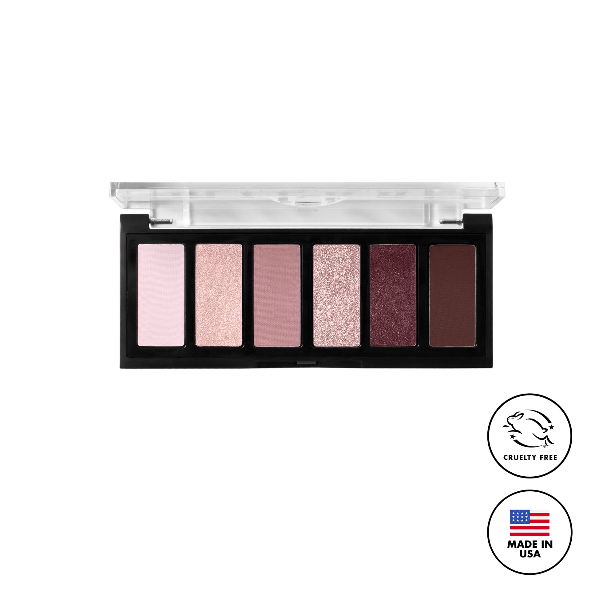 Milani lifestyle evening look showcasing The Wine Down palette creating rich, wearable color