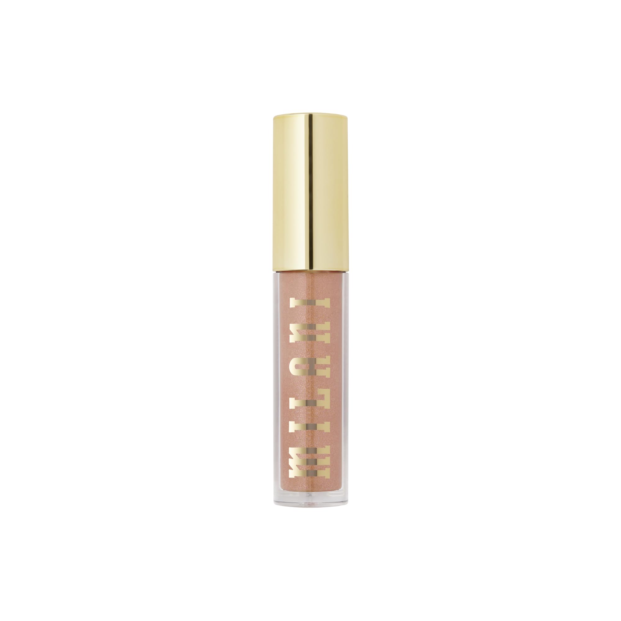 Milani tube label and ingredients closeup showing hyaluronic acid and peptides