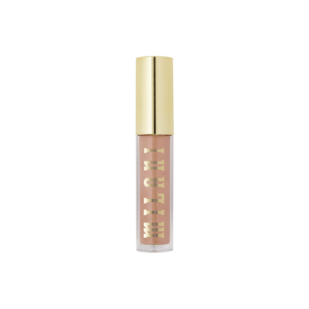 Milani tube label and ingredients closeup showing hyaluronic acid and peptides