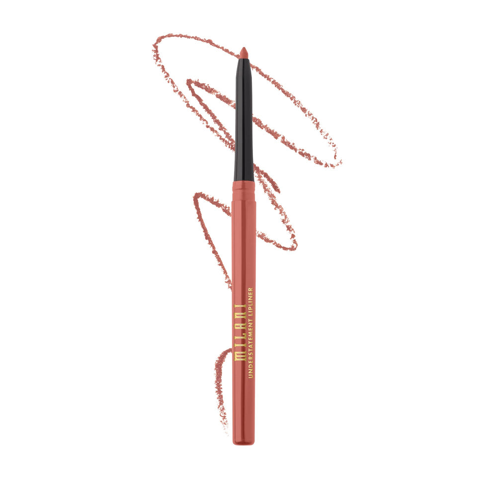 Milani Understatement lipliner front packaging showing shade and benefit