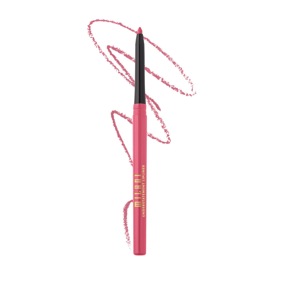 Milani front view of retractable lip liner showing sleek pencil benefit precise application