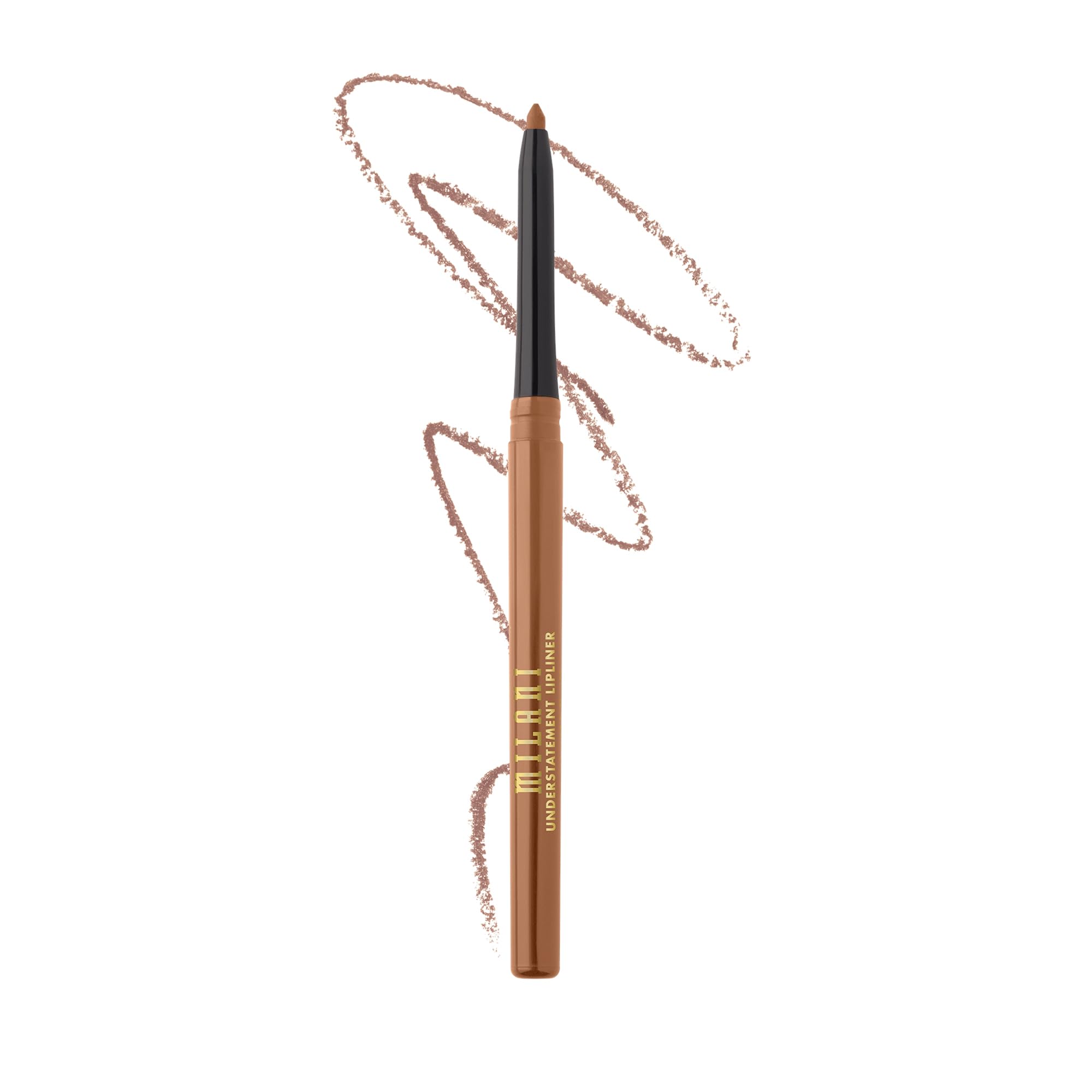 Milani lipliner front packaging showing shade and retractable tip for precise definition