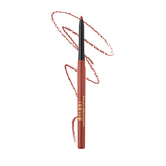 Milani Understatement Lipliner Cinnamon front view showing sleek pencil and product color benefits definition