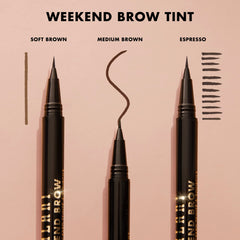 Milani application brush close-up showing precise brow tint application benefit