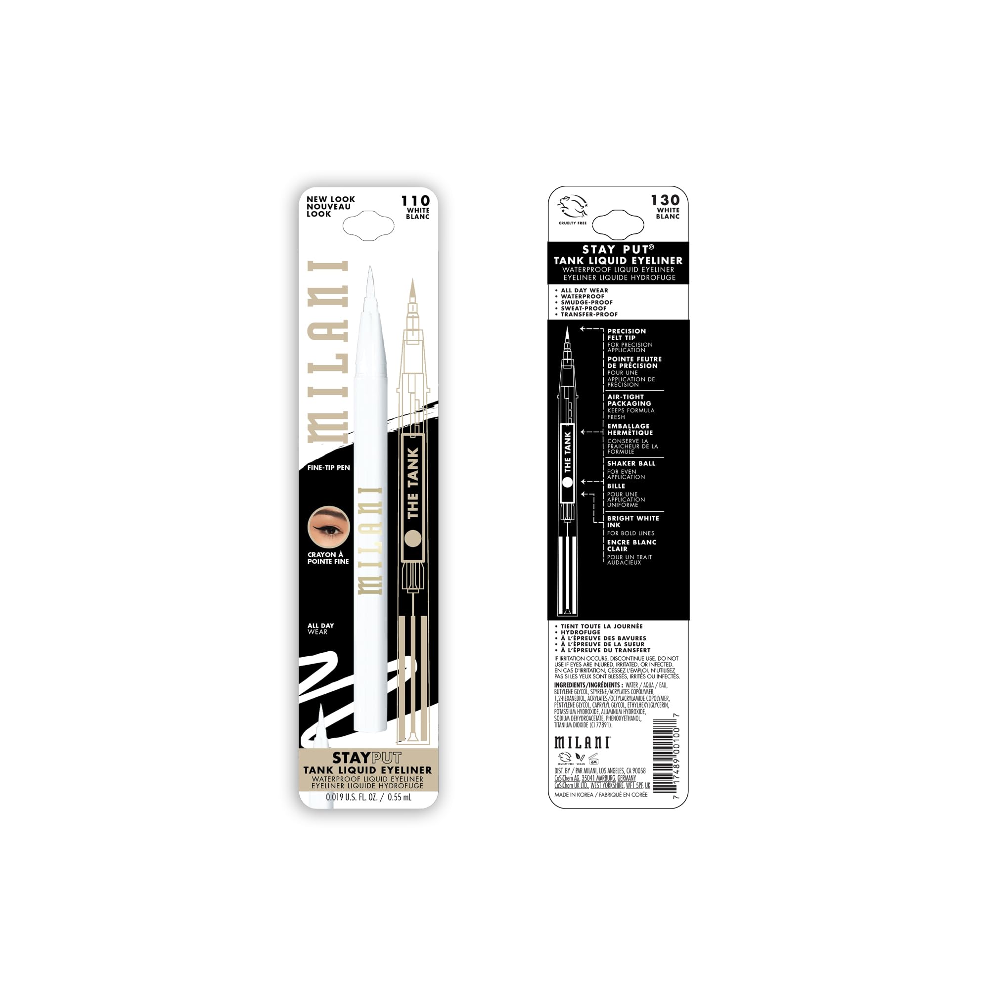 Milani product styled on vanity conveying everyday beauty inspiration