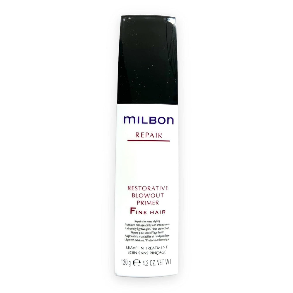 Milbon front packaging showing product and benefits