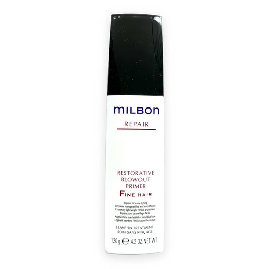 Milbon front packaging showing product and benefits