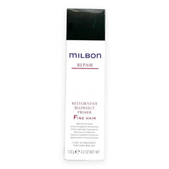 Milbon primer applied to palm for easy distribution benefit