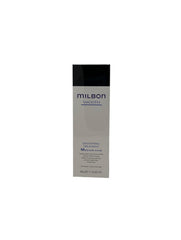 Milbon bottle front packaging shows label and size, communicates professional smoothing benefits