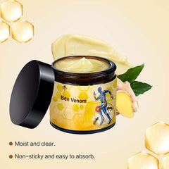 MILEDY gel applied to knee demonstrating fast absorption and non-greasy finish