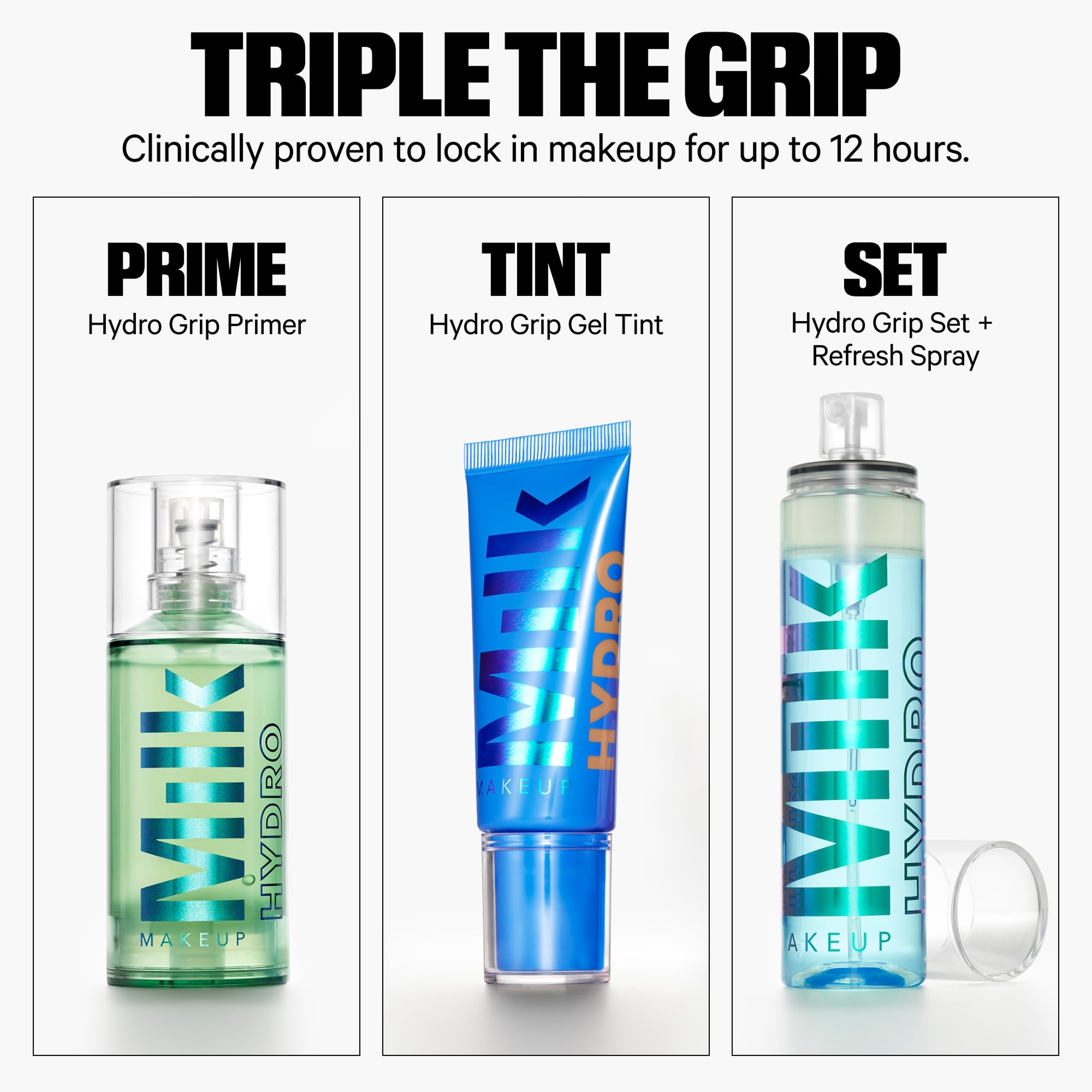 Milk Makeup primer beside a ruler for 1 oz size comparison showing portable, purse-friendly benefit