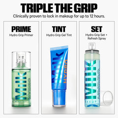 Milk Makeup primer beside a ruler for 1 oz size comparison showing portable, purse-friendly benefit
