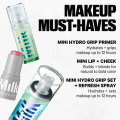 Milk Makeup Hydro Grip Primer pump close-up highlighting controlled application