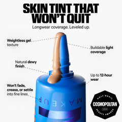 Milk Makeup gel texture close-up highlighting hydrating, dewy finish