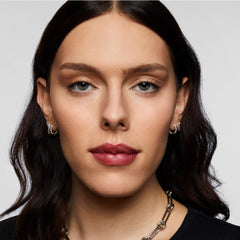 Milk Makeup on model illustrating a soft matte, shine-controlled look