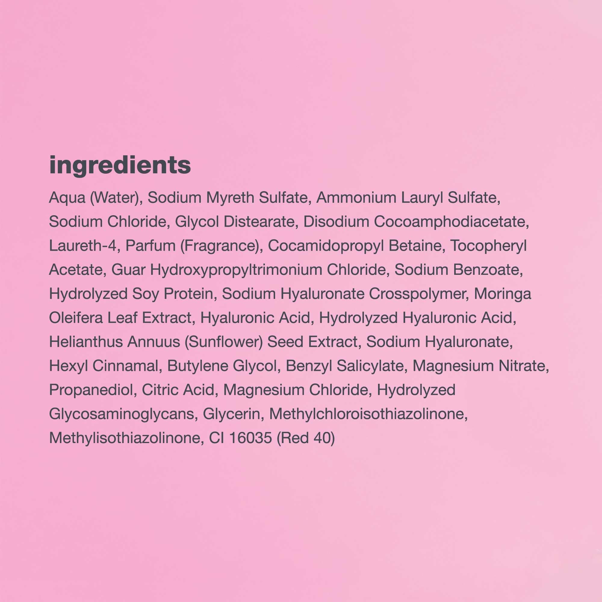 milk_shake ingredients display with milk and fruit extracts showing nourishing benefit: softens hair